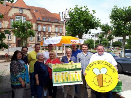Die Unterstützer der Bienen, Bild: CDU Friedrichsthal