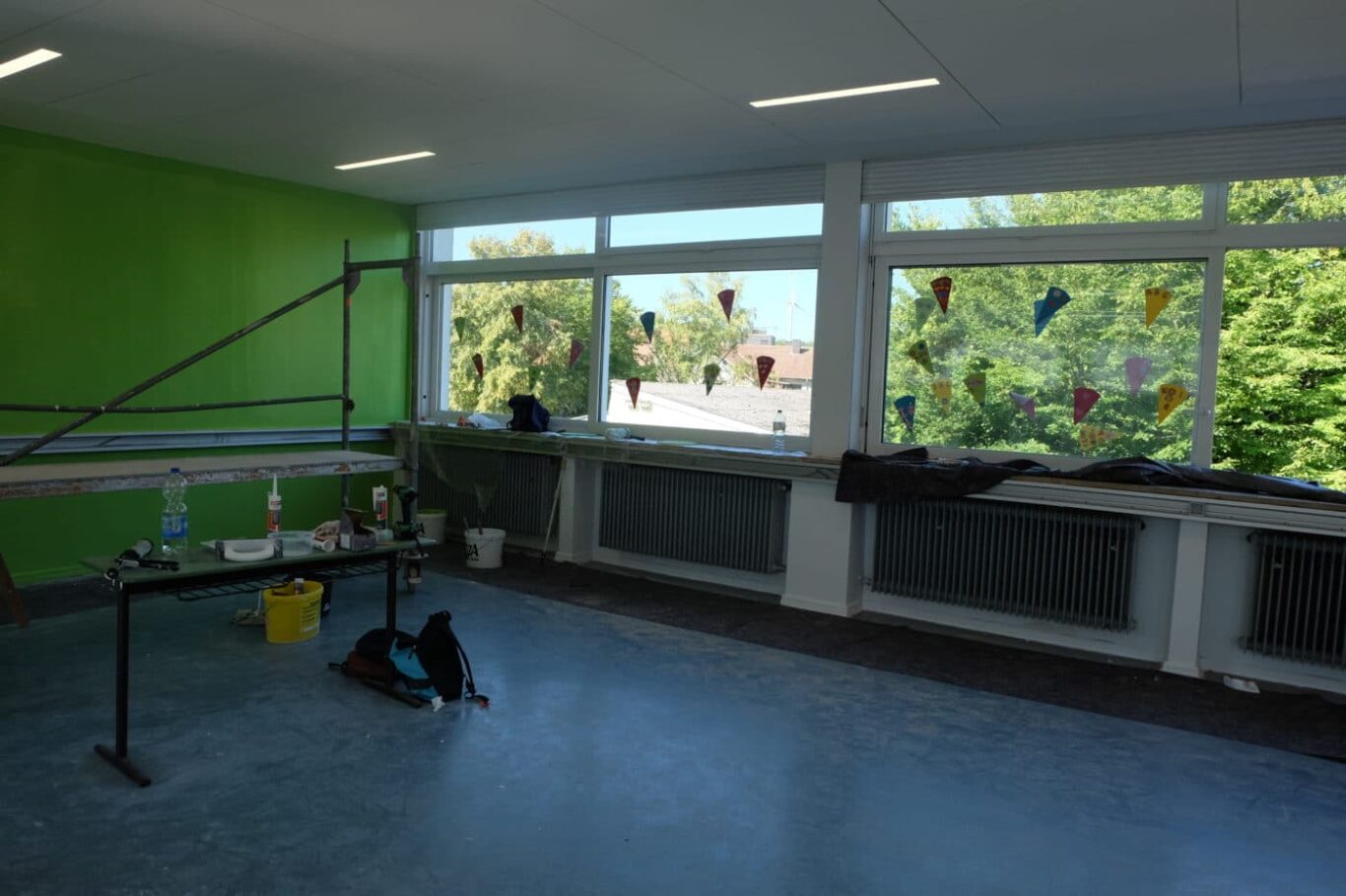 Aula der Grundschule Heiligenwald