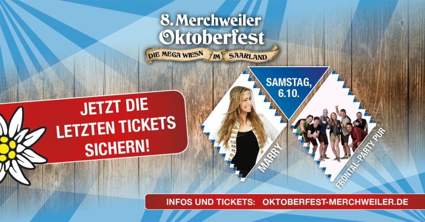 Oktoberfest Merchweiler - letzte Tickets sichern | Alm Event Gastro GmbH