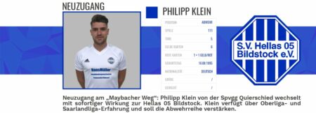 Neuzugang Hellas 05 Philipp Klein