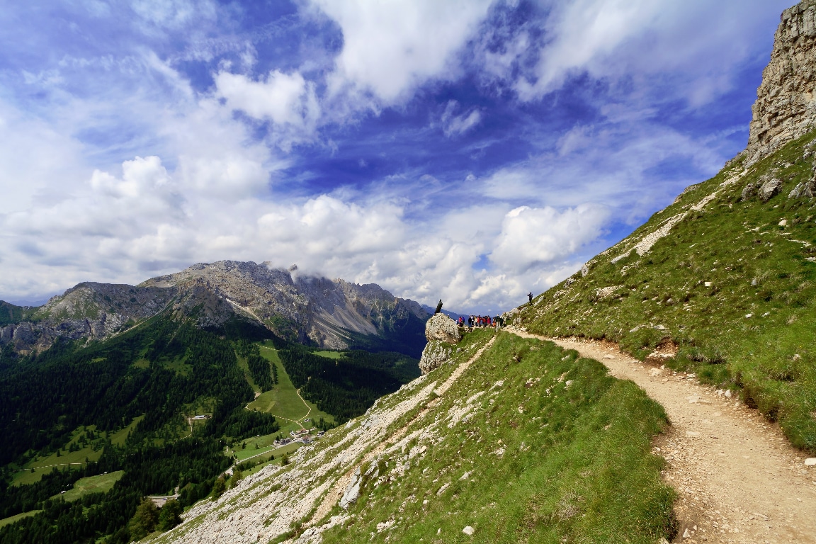 Wandern in den Dolormiten