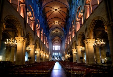 Das Innere einer Kathedrale