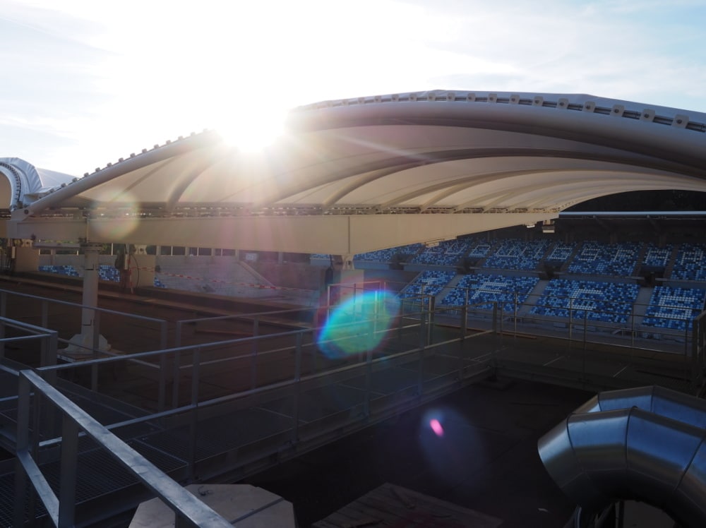 Ein Blick in das neue Stadion von Saarbrücken | Bild: Landeshauptstadt Saarbrücken