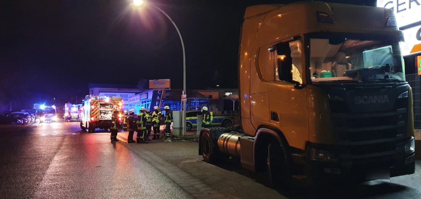Flüssiggas trat aus LKW aus