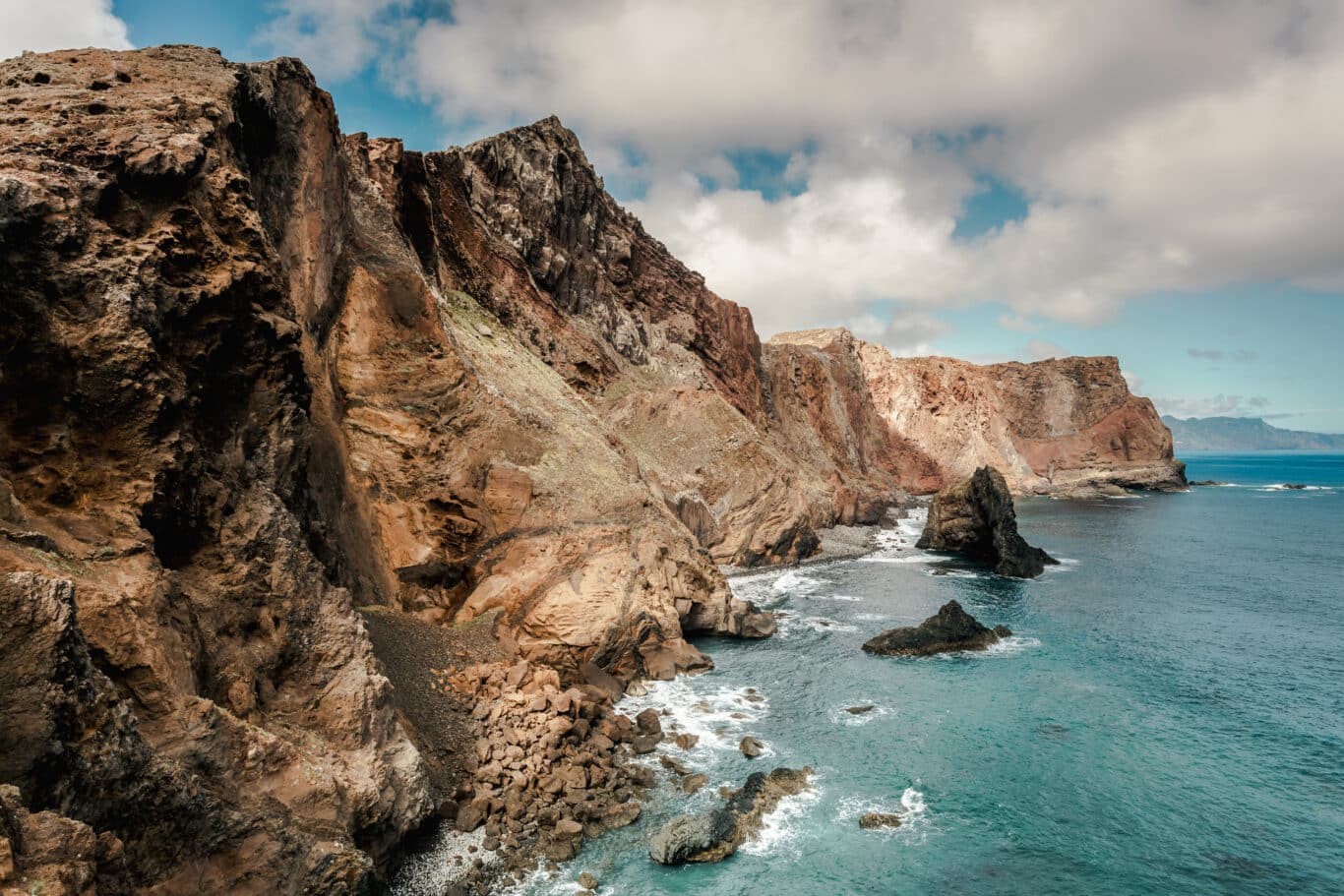 Schöne Aussicht auf die Insel Madeira, Ponta de São Lourenço - Portugal