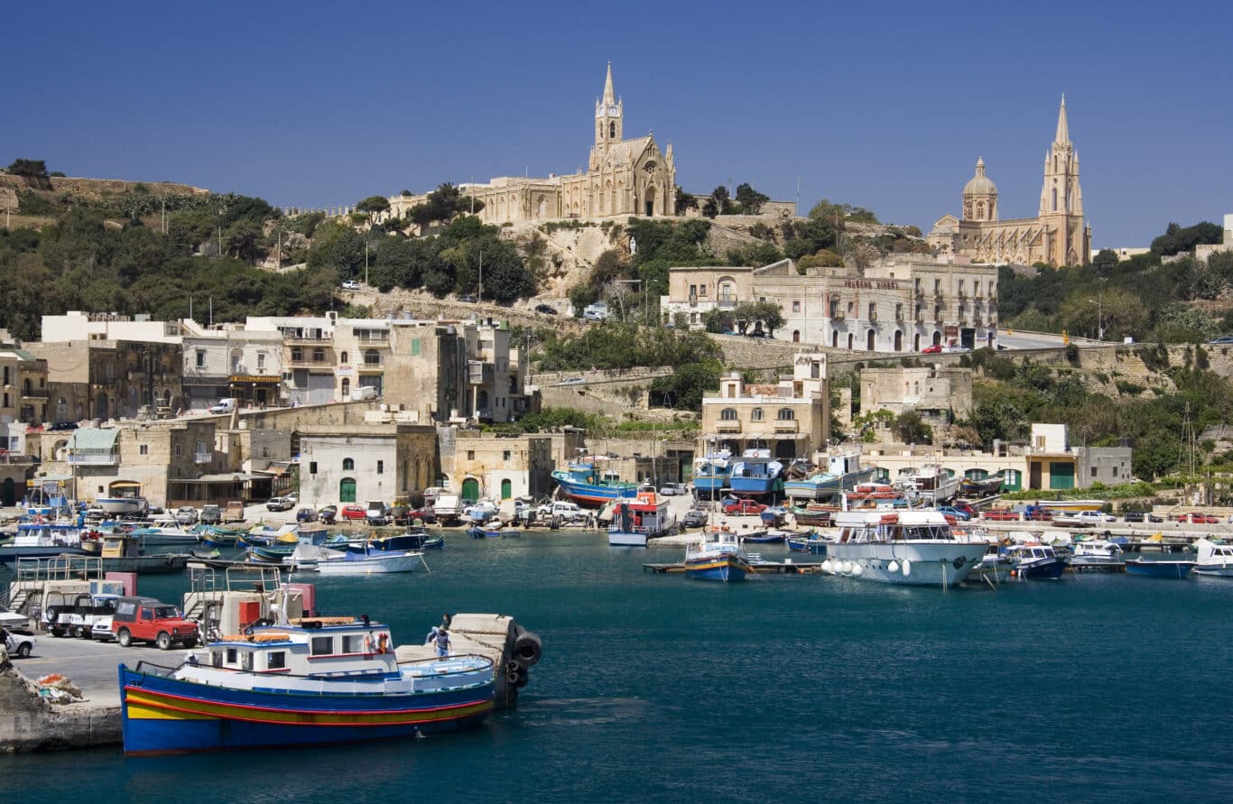 Hafen von Mgarr auf der Insel GOZO / Malta