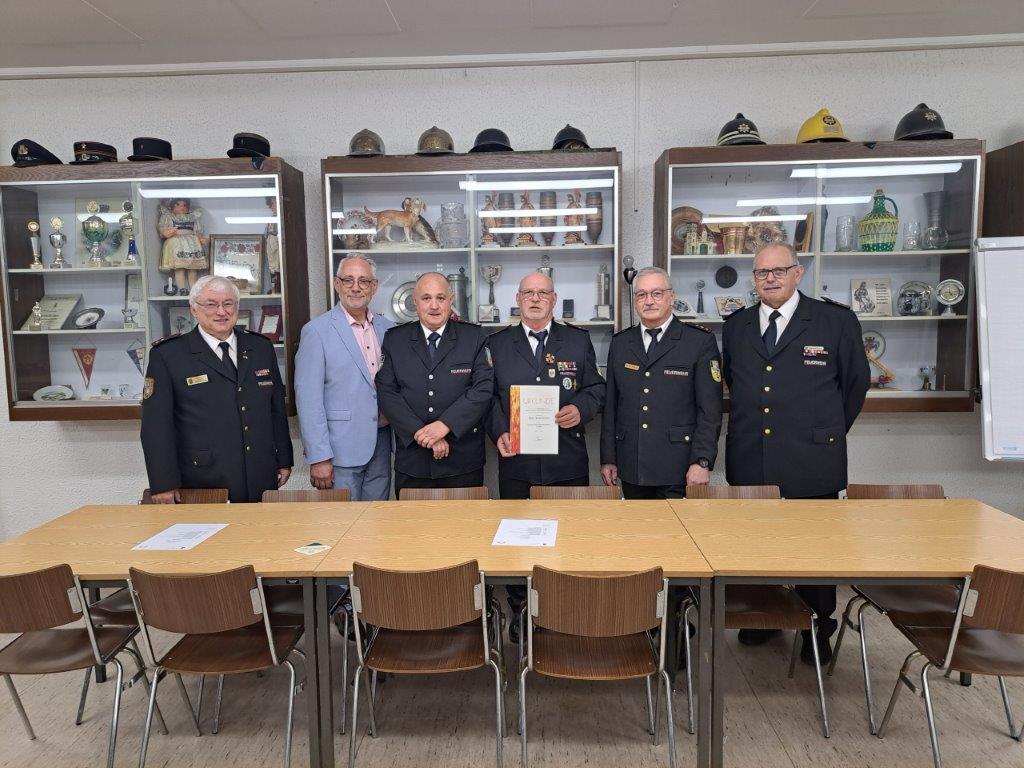 v.l.n.r.: Thomas Quint, Christian Jung, Dieter Altmeier, Peter Bickelmann, Claus Kürsteiner, Gerhard Sauer | Bild: Stadt Friedrichsthal