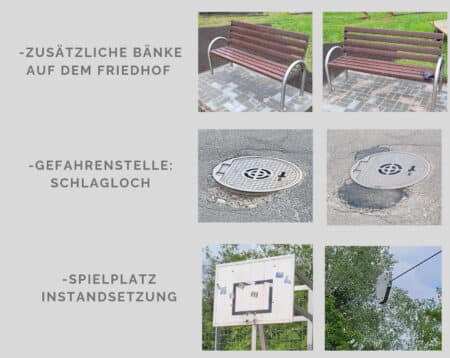 Bürger für Friedrichsthal: Neue Parkbänke